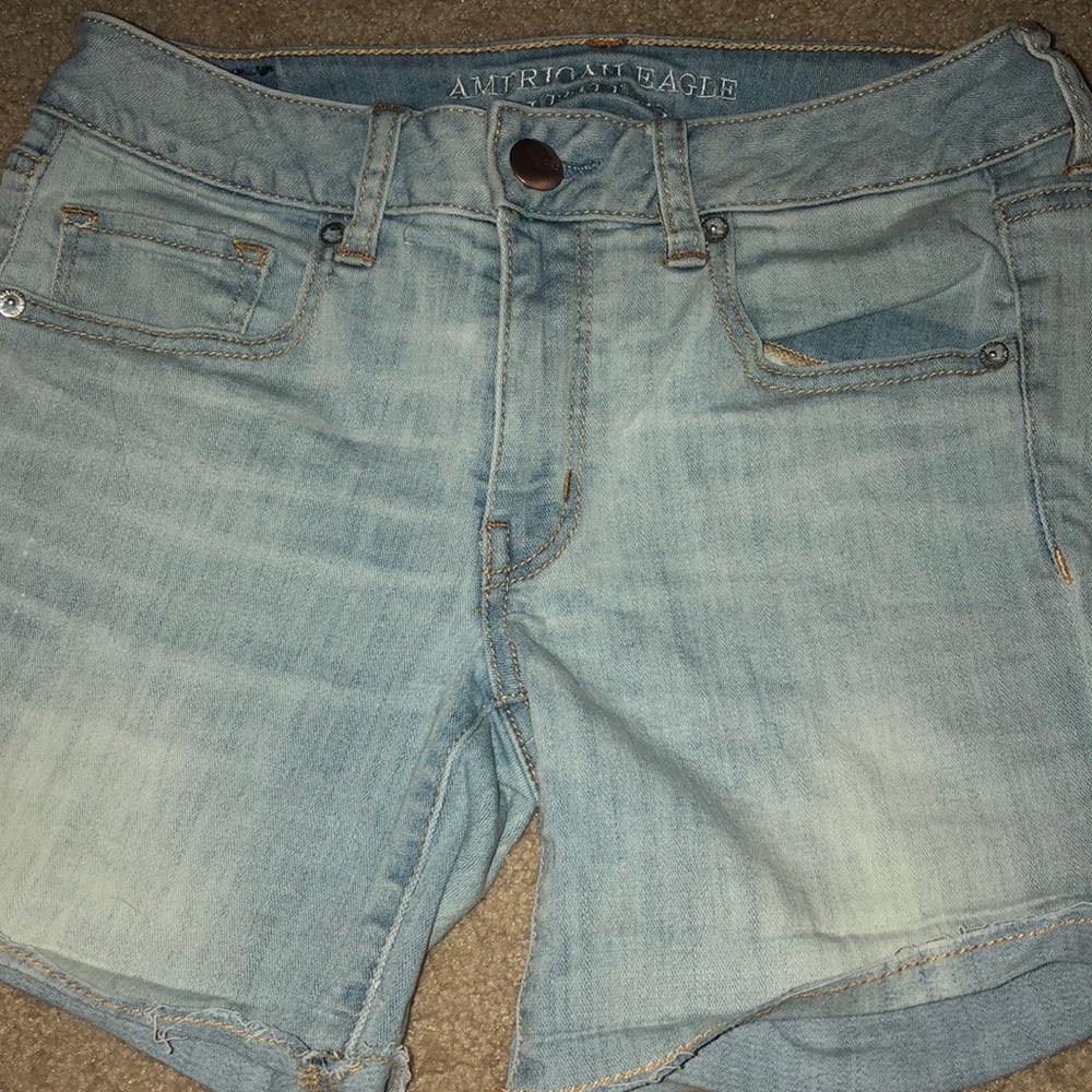 stretchy cutoff shorts